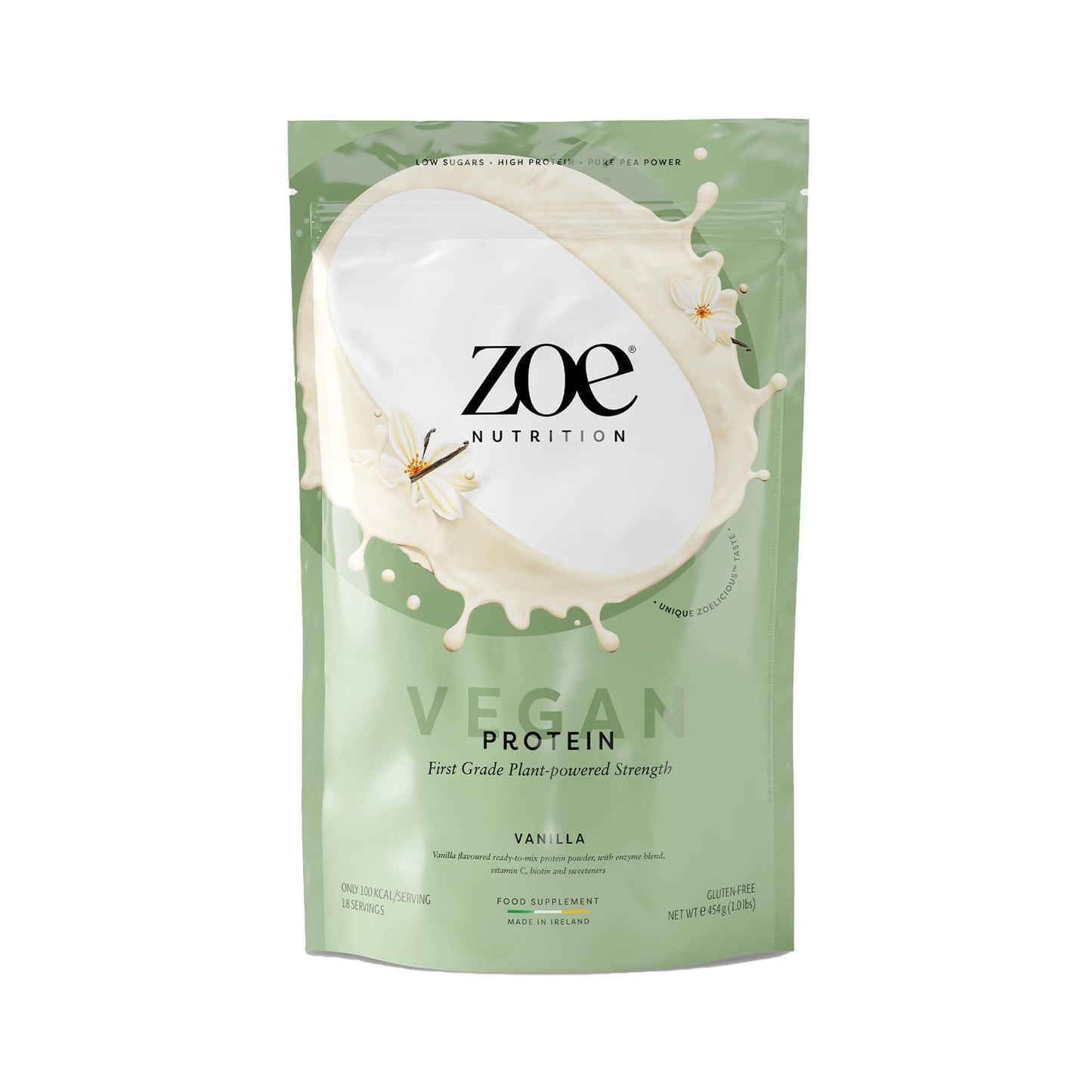 Zoe Nutrition, Vegan Protein - 454 Grams