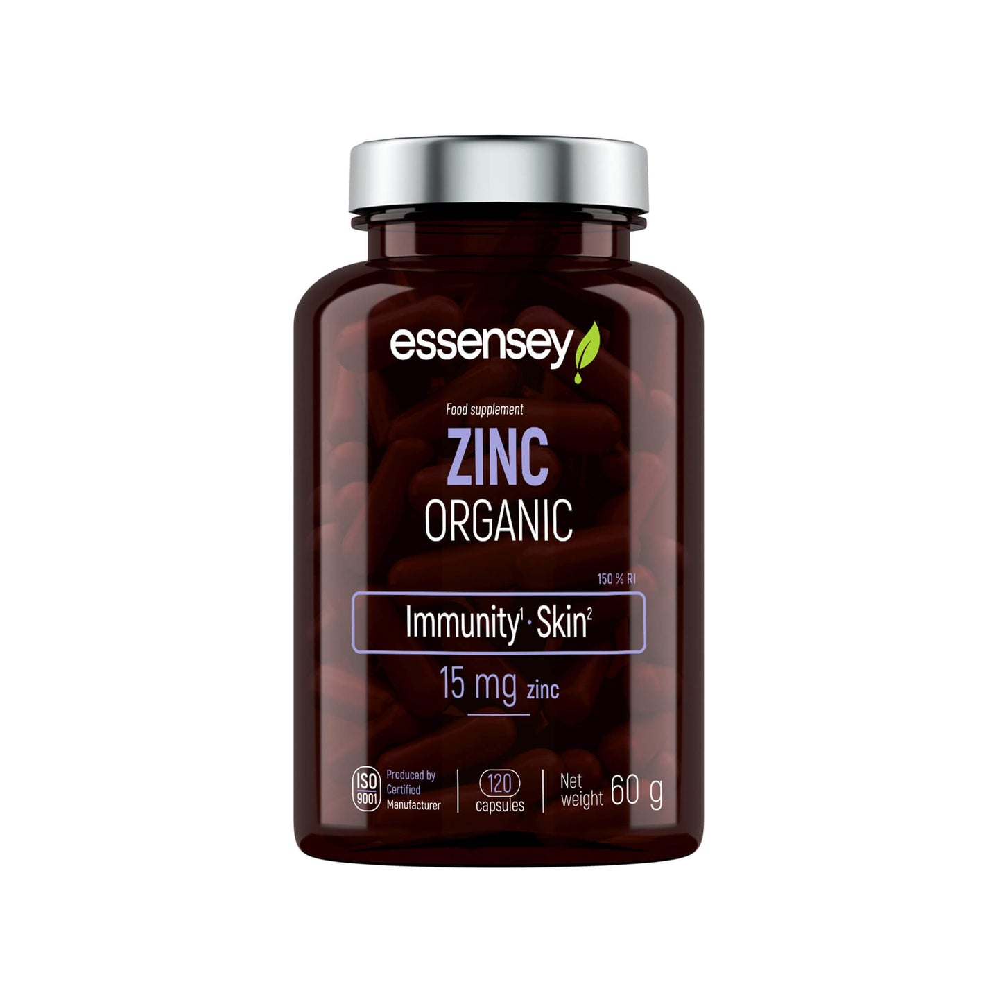 Essensey, Zinc, 15 mg - 120 Capsules